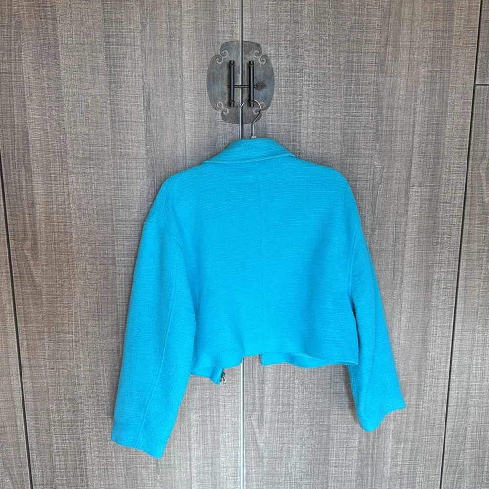 Zara Textured Mini Skort And Matching Jacket‎ Set